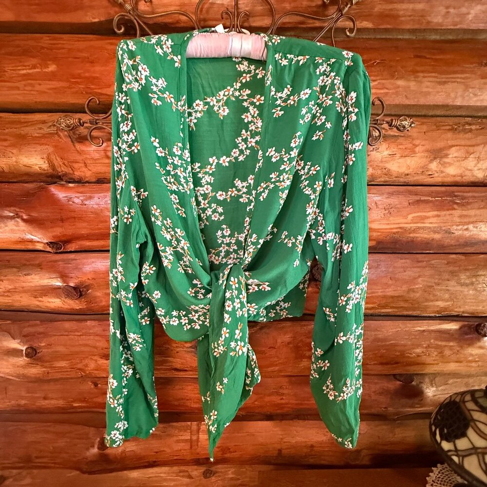 Floral Wrap Top - Faithfull The Brand